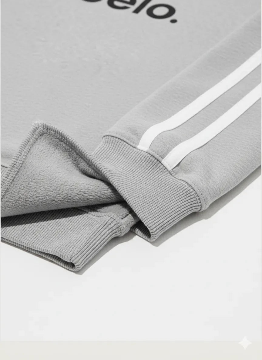 Men’s Shirt featuring white stripes on the sleeves.