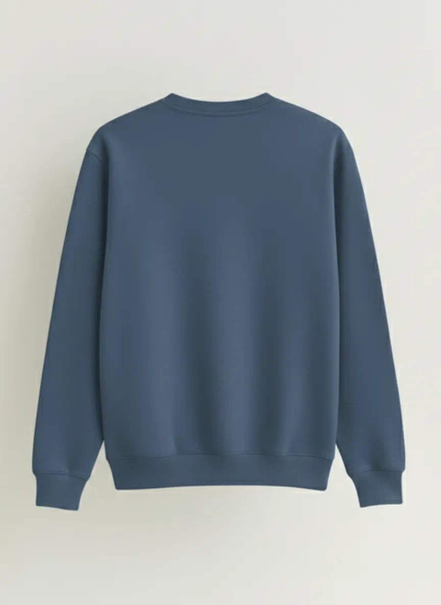 Men Arabic Calligraphy Blue Sweatshirt Exeelo.